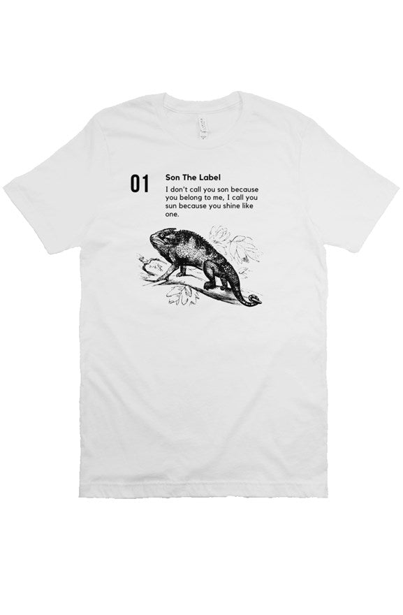 SON IGUANA white Bella Canvas T Shirt