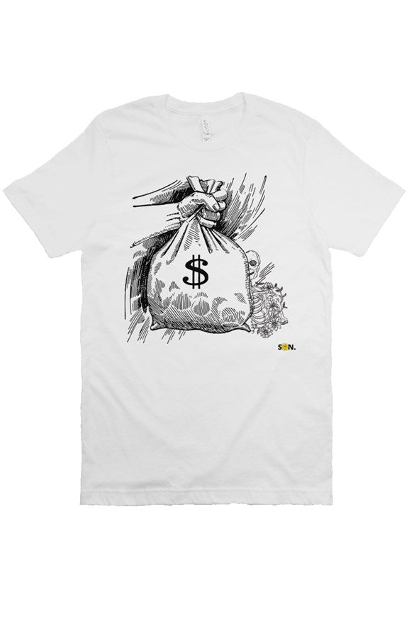 SUNken Money white Bella Canvas T Shirt