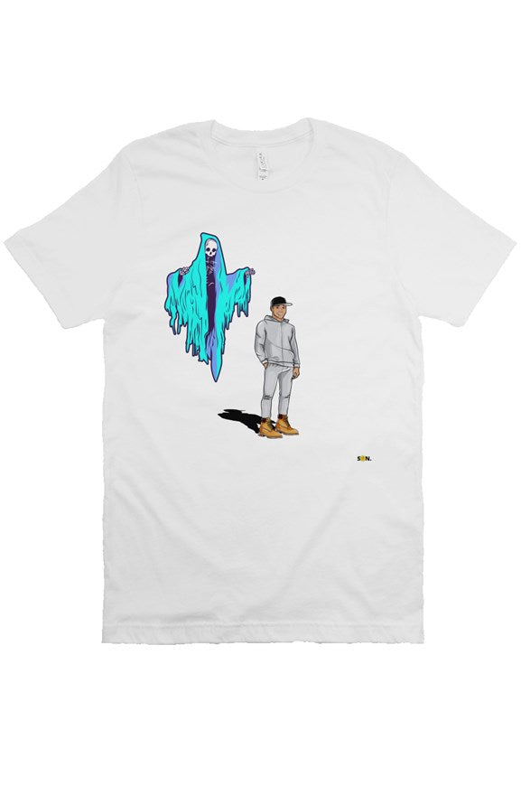 SONDEATH white Bella Canvas T Shirt