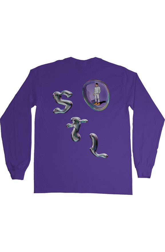 STL liquid metal purple Ultra Long Sleeve