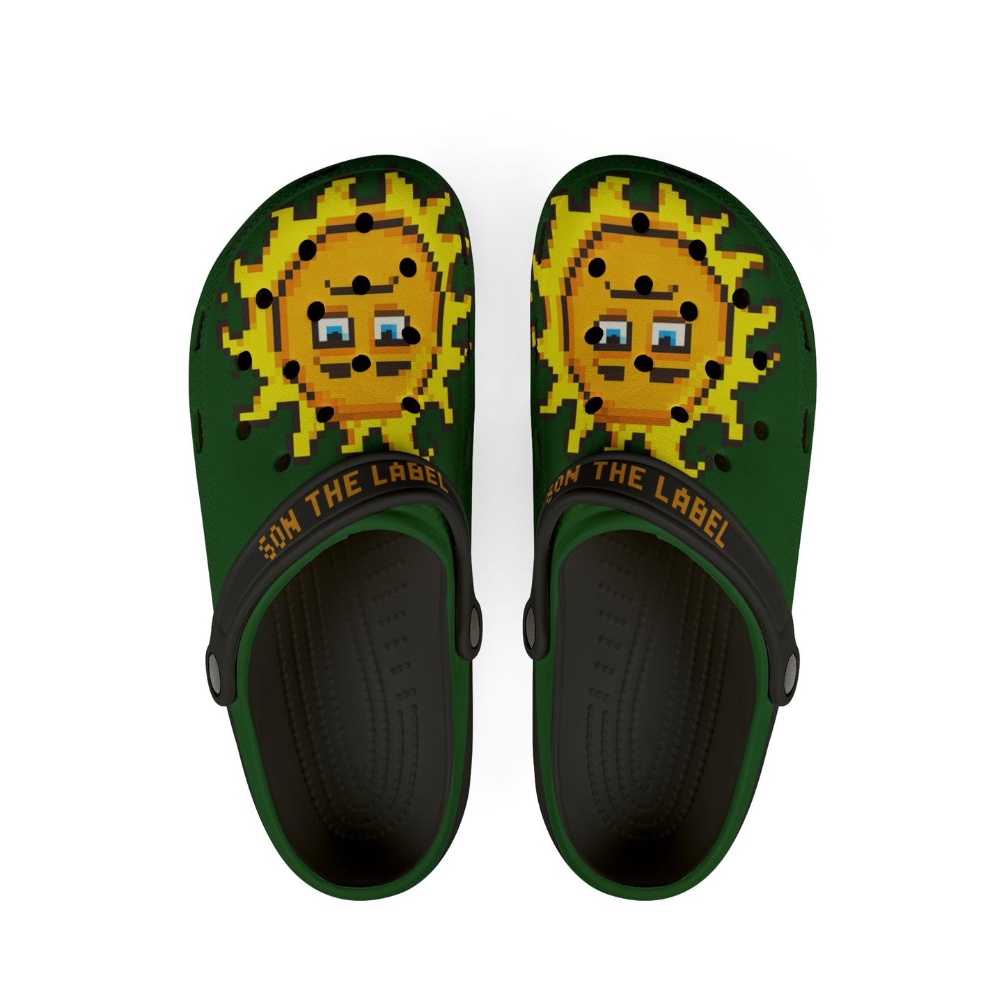 Pixel Sun Crocs