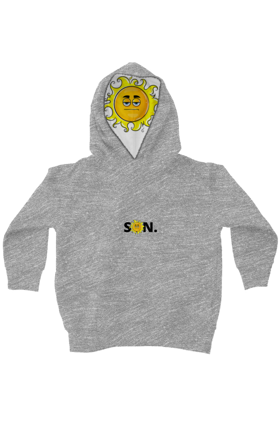 Son Evolution grey kids fleece pullover hoodie