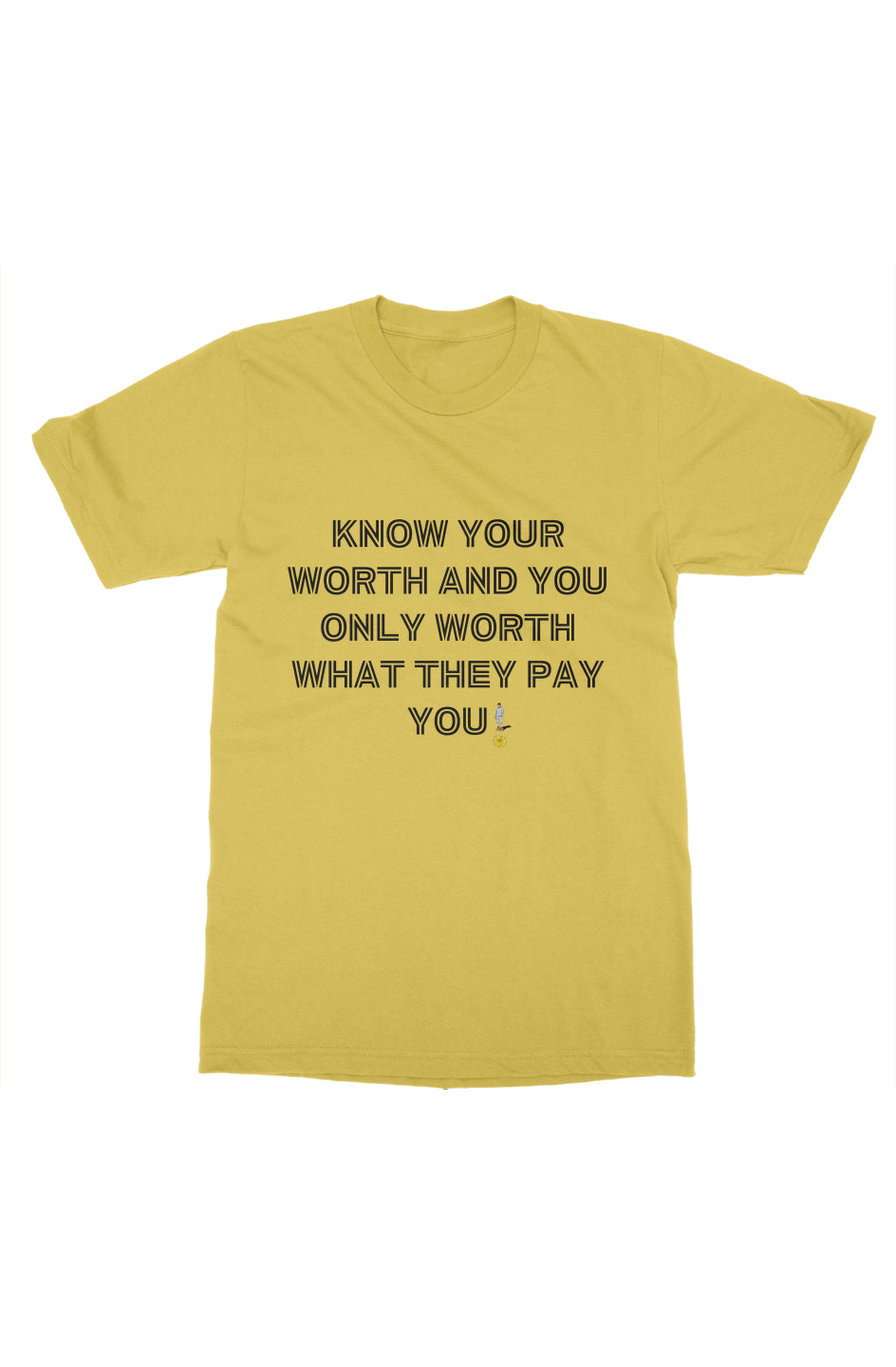 KYWAYOWWTPY yellow mens t shirt