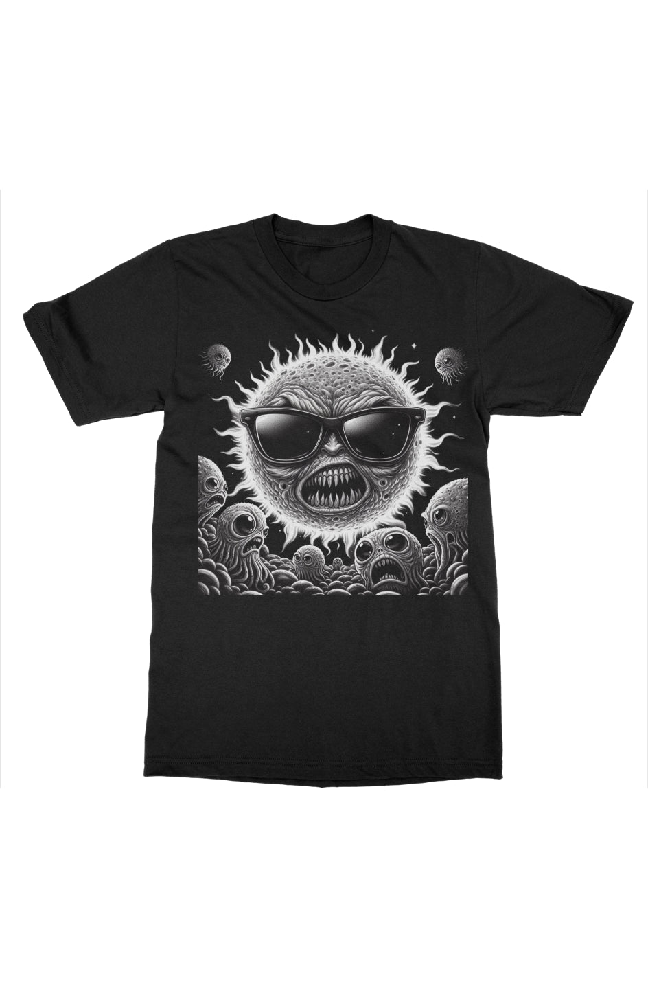 SunWatcher black mens t shirt