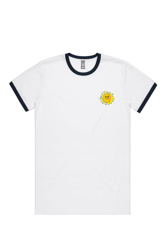 Sun Staple Ringer Tee
