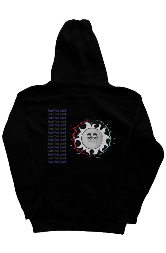Exclusive Glitch Sun black independent pullover hoody