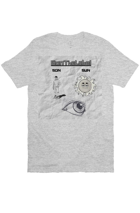 SON CAN DRAW heather Bella Canvas T Shirt