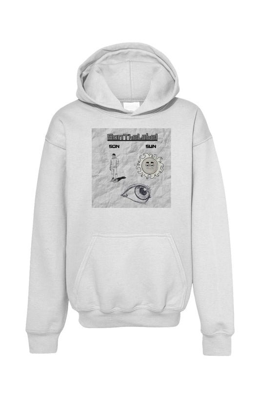 SON CAN DRAW white Youth Pullover Hoodie
