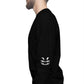 Face 3 black long sleeve tee