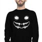 Face 3 black long sleeve tee