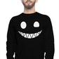 Face 1 black long sleeve tee