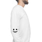 Face 1 white long sleeve tee